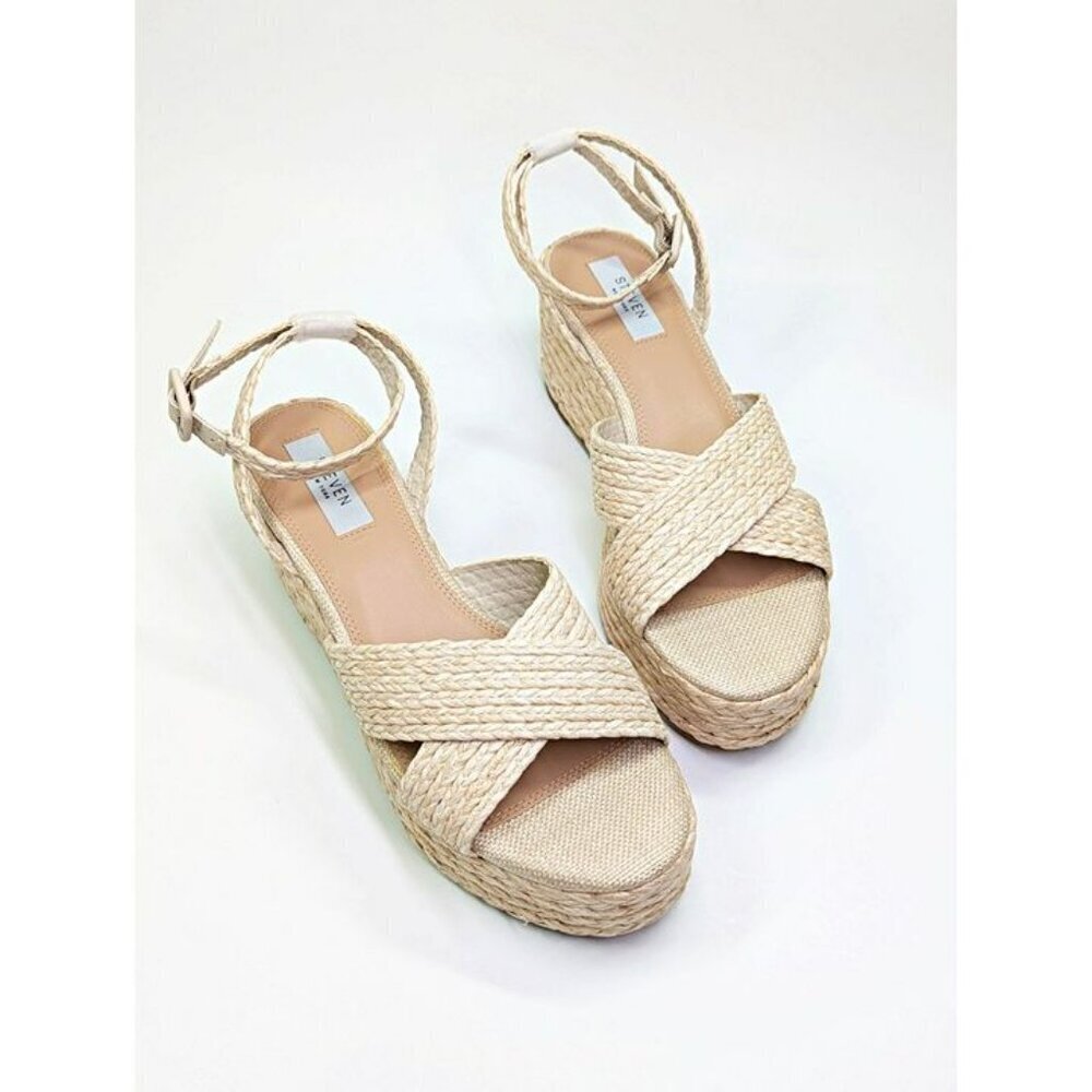 NWOB Steven New York Ramey Espadrille Platform Wedge Sandal Size 10 (MSRP $130) - Picture 3 of 11